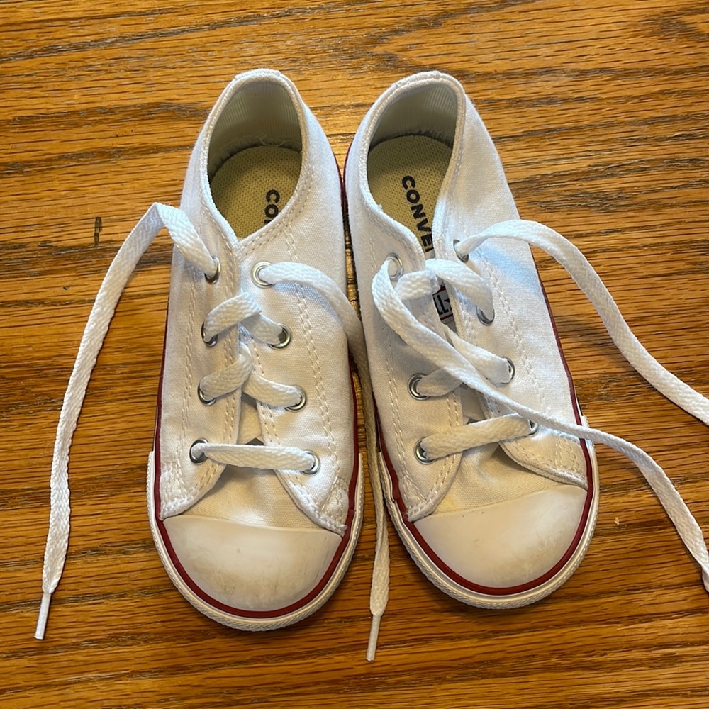 Kids white Converse